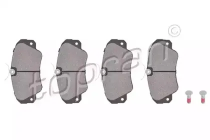 Комплект тормозных колодок, дисковый тормоз TOPRAN купить