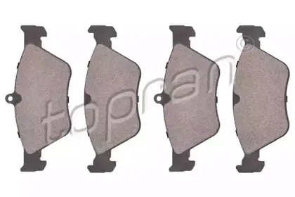 Комплект тормозных колодок, дисковый тормоз TOPRAN купить