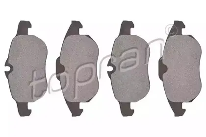 Комплект тормозных колодок, дисковый тормоз TOPRAN купить
