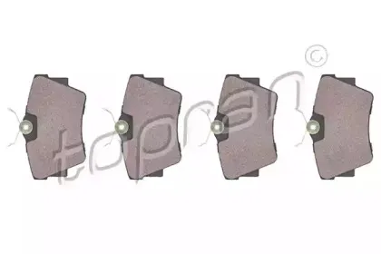 Комплект тормозных колодок, дисковый тормоз TOPRAN купить
