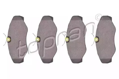 Комплект тормозных колодок, дисковый тормоз TOPRAN купить