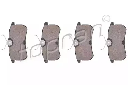 Комплект тормозных колодок, дисковый тормоз TOPRAN купить