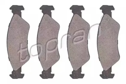 Комплект тормозных колодок, дисковый тормоз TOPRAN купить