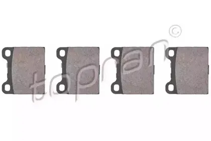 Комплект тормозных колодок, дисковый тормоз TOPRAN купить