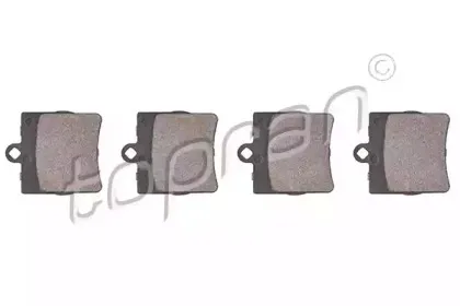 Комплект тормозных колодок, дисковый тормоз TOPRAN купить