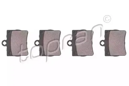 Комплект тормозных колодок, дисковый тормоз TOPRAN купить