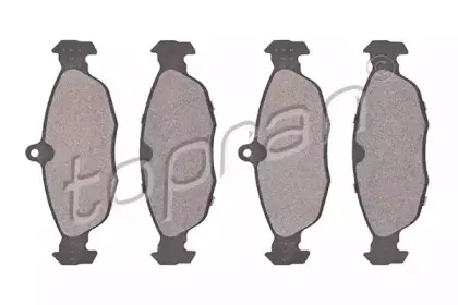 Комплект тормозных колодок, дисковый тормоз TOPRAN купить