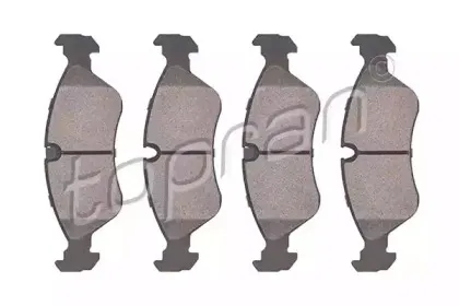 Комплект тормозных колодок, дисковый тормоз TOPRAN купить