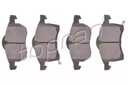 Комплект тормозных колодок, дисковый тормоз TOPRAN купить