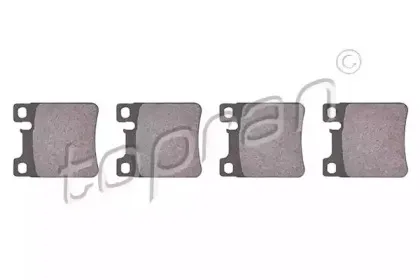 Комплект тормозных колодок, дисковый тормоз TOPRAN купить