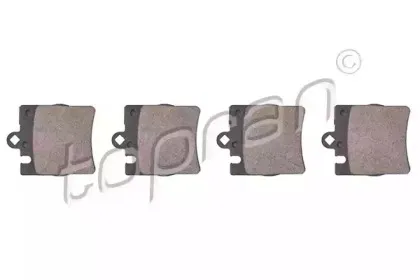Комплект тормозных колодок, дисковый тормоз TOPRAN купить