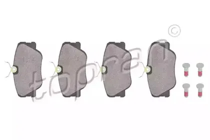 Комплект тормозных колодок, дисковый тормоз TOPRAN купить