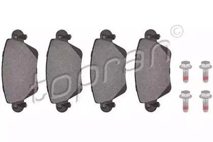 Комплект тормозных колодок, дисковый тормоз TOPRAN купить