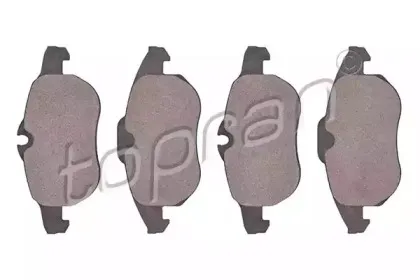 Комплект тормозных колодок, дисковый тормоз TOPRAN купить