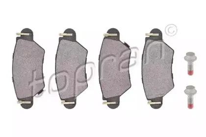 Комплект тормозных колодок, дисковый тормоз TOPRAN купить