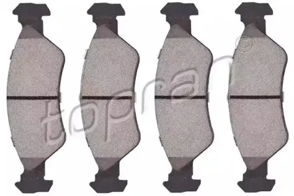 Комплект тормозных колодок, дисковый тормоз TOPRAN купить