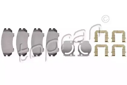 Комплект тормозных колодок, дисковый тормоз TOPRAN купить