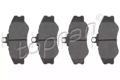 Комплект тормозных колодок, дисковый тормоз TOPRAN купить