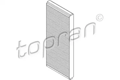 Фильтр, воздух во внутренном пространстве TOPRAN купить
