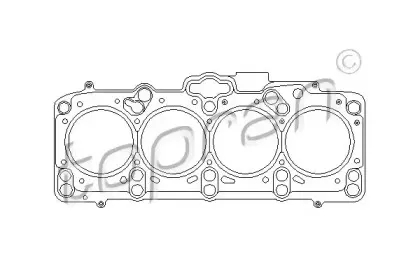 Прокладка, головка цилиндра TOPRAN купить
