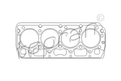 Прокладка, головка цилиндра TOPRAN купить