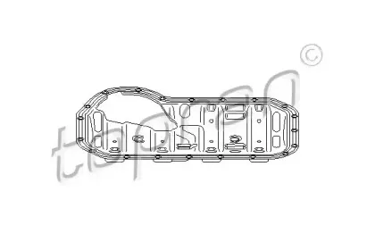 Перегородка, масляный поддон TOPRAN купить