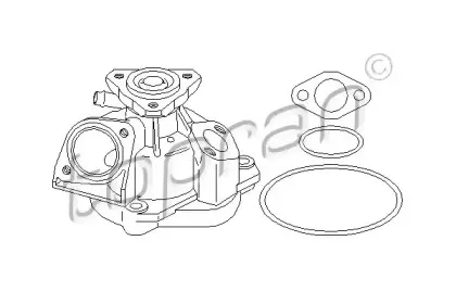 Водяной насос TOPRAN купить
