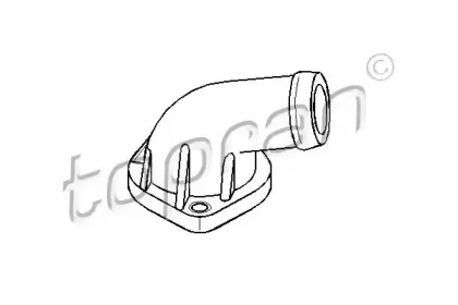 Фланец охлаждающей жидкости TOPRAN купить