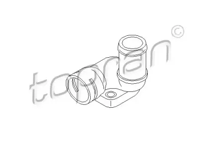 Фланец охлаждающей жидкости TOPRAN купить