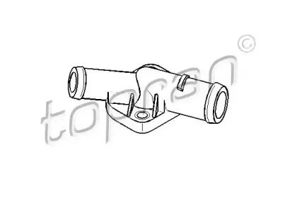 Фланец охлаждающей жидкости TOPRAN купить