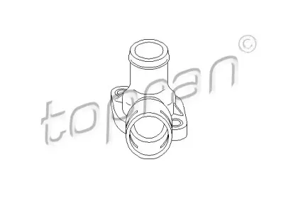 Фланец охлаждающей жидкости TOPRAN купить