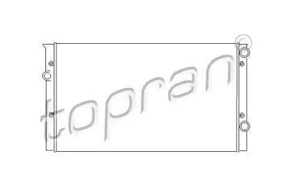 Радиатор, охлаждение двигателя TOPRAN купить