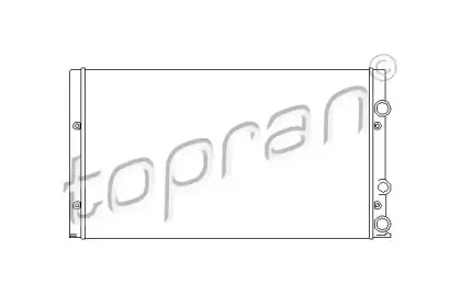 Радиатор, охлаждение двигателя TOPRAN купить