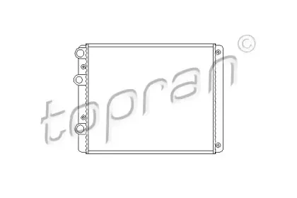 Радиатор, охлаждение двигателя TOPRAN купить