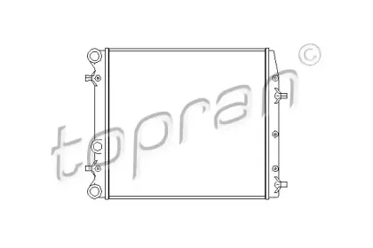 Радиатор, охлаждение двигателя TOPRAN купить