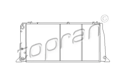 Радиатор, охлаждение двигателя TOPRAN купить
