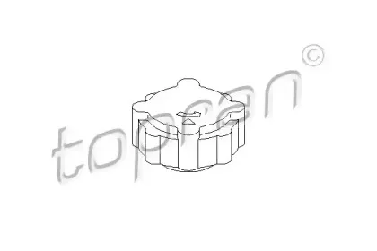 Крышка, резервуар охлаждающей жидкости TOPRAN купить