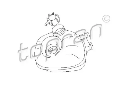 Компенсационный бак, охлаждающая жидкость TOPRAN купить