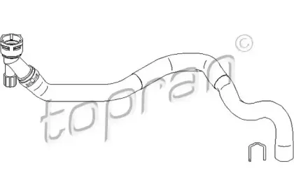 Шланг радиатора TOPRAN купить