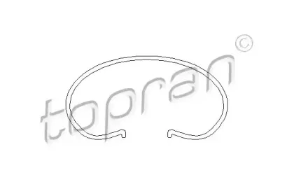 Бортовое кольцо, диск сцепления TOPRAN купить