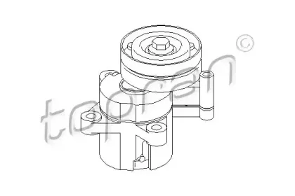Натяжитель ремня, клиновой зубча TOPRAN купить