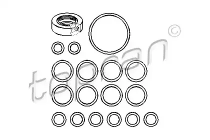 Комплект прокладок, гидравлический насос TOPRAN купить