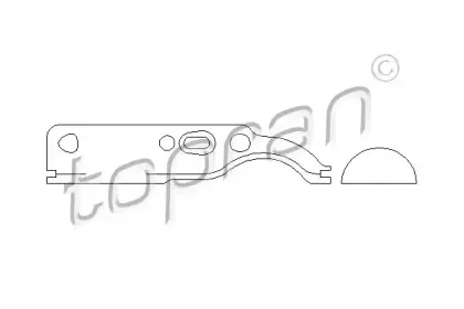 Прокладка, натяжное приспособление цепи привода TOPRAN купить