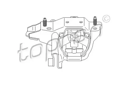 Подвеска, ступенчатая коробка передач TOPRAN купить