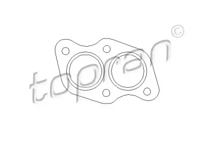 Прокладка, труба выхлопного газа TOPRAN купить