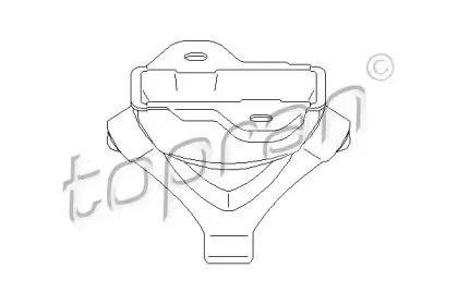 Кронштейн, глушитель TOPRAN купить