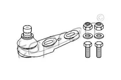 Несущий / направляющий шарнир TOPRAN купить
