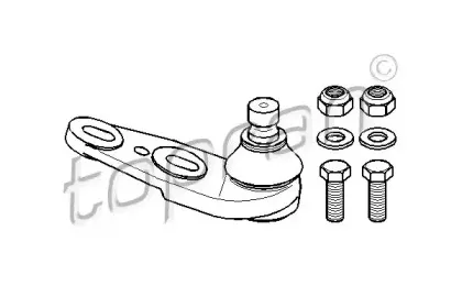 Несущий / направляющий шарнир TOPRAN купить