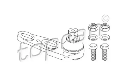 Несущий / направляющий шарнир TOPRAN купить