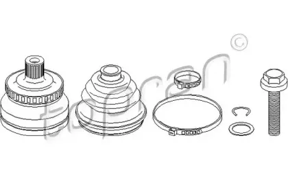 Шарнирный комплект, приводной вал TOPRAN купить